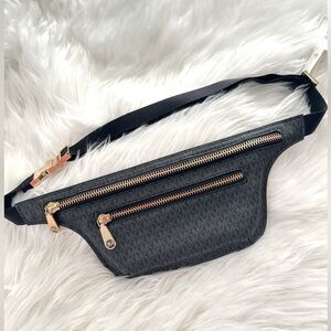 NWT Black Michael Kors Belt Bag